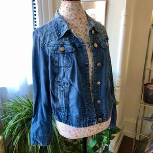 Studded Denim Jacket